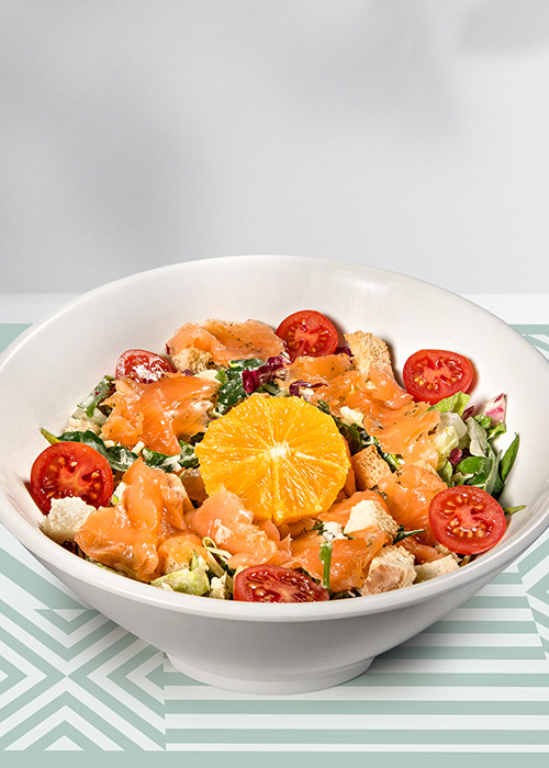 ensalada de salmón