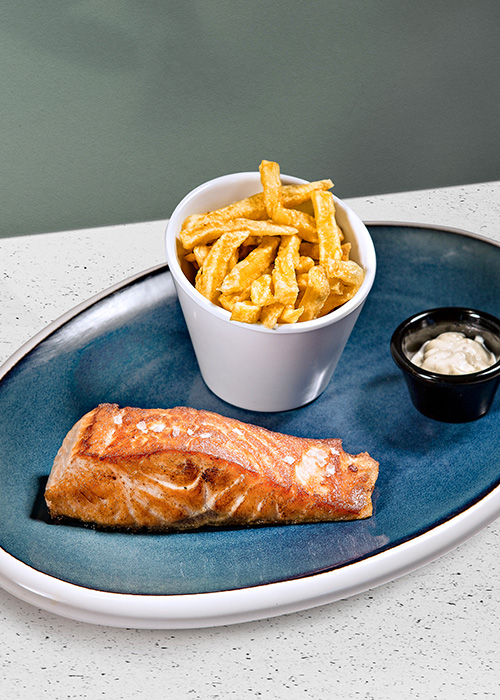 salmón al grill
